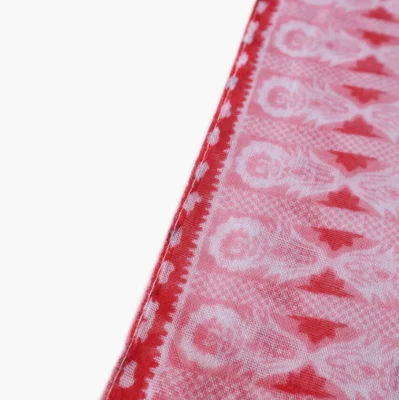 Colorful Paisley Flowers Jacquard Voile Pashmina Women Wrap Shawl Tassels Scarves