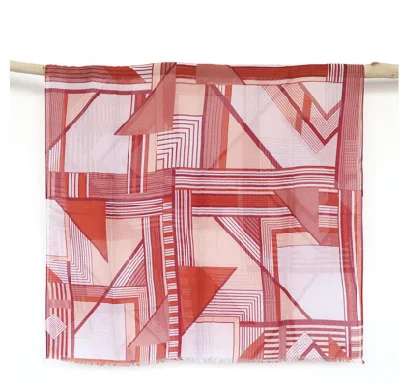 Colorful Paisley Flowers Jacquard Voile Pashmina Women Wrap Shawl Tassels Scarves