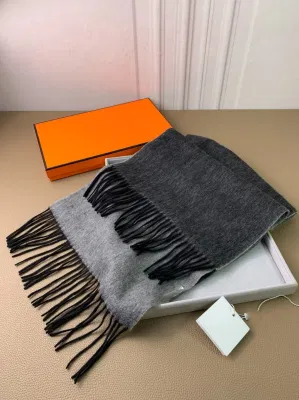 2024 High Quality Wool Scarf for Woman Man Fashion Knitted Long Scarves Comfort Scarf