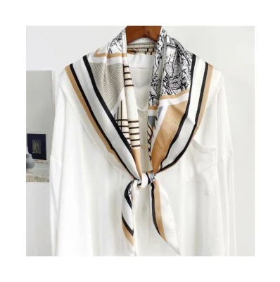 Women&prime;s Summer Sun Protection New Fashion Style Colorful Sun Clothing Shawl Ice Silk Shawl Outdoor