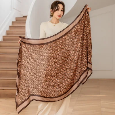 Spring Autumn Light Custom Long Scarf for Ladies