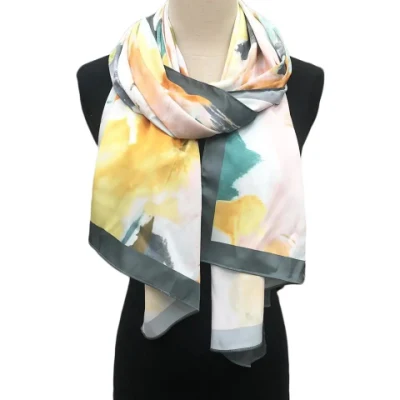 Malaysia Women Muslim Turban Long Size Shawl Digital Printed Floral Hijab Scarf