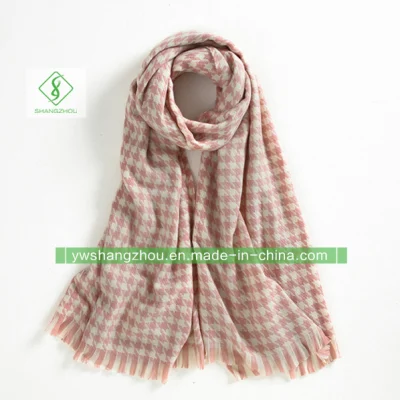 Fashion Plaid Cashmere Scarf with Tassel Classic Winter Lady Shawl