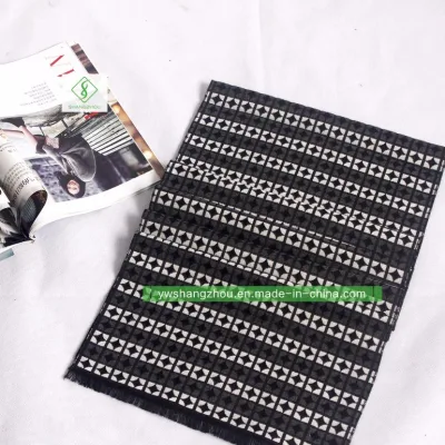 Plaid Cashmere Men&prime;s Scarf Europe Elegant Business Shawl Wholesale