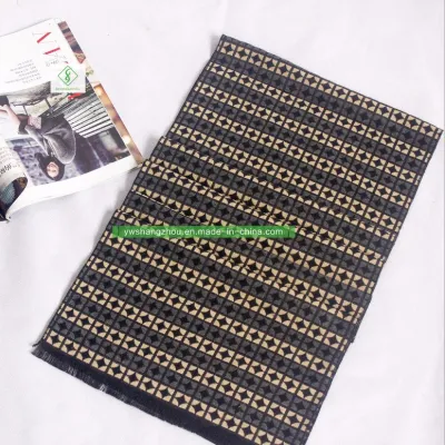 Plaid Cashmere Men&prime;s Scarf Europe Elegant Business Shawl Wholesale
