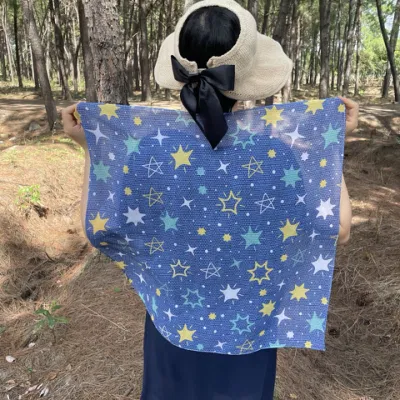 Headband Custom Digital Printing Silk Polyester Chiffon Scarf