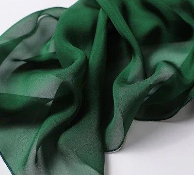 Ice Dyed Silk Chiffon Scarf Summer Scarf