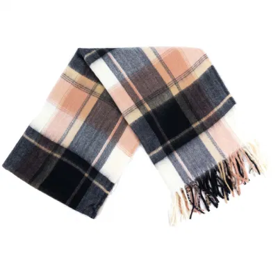Home Rui Women Men Spring Fall Multi Woven Tassel Plaid Lattice Veronz Super Soft Classic Nova Scottish Large Cozy Oversize Cappa Tippet Turban Textural Scarf