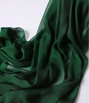 Ice Dyed Silk Chiffon Scarf Summer Scarf