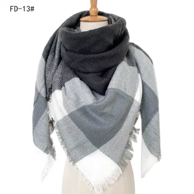 Blanket Women&prime;s Plaid Winter Warm Cozy Tartan Wrap Shawl Oversized Scarf