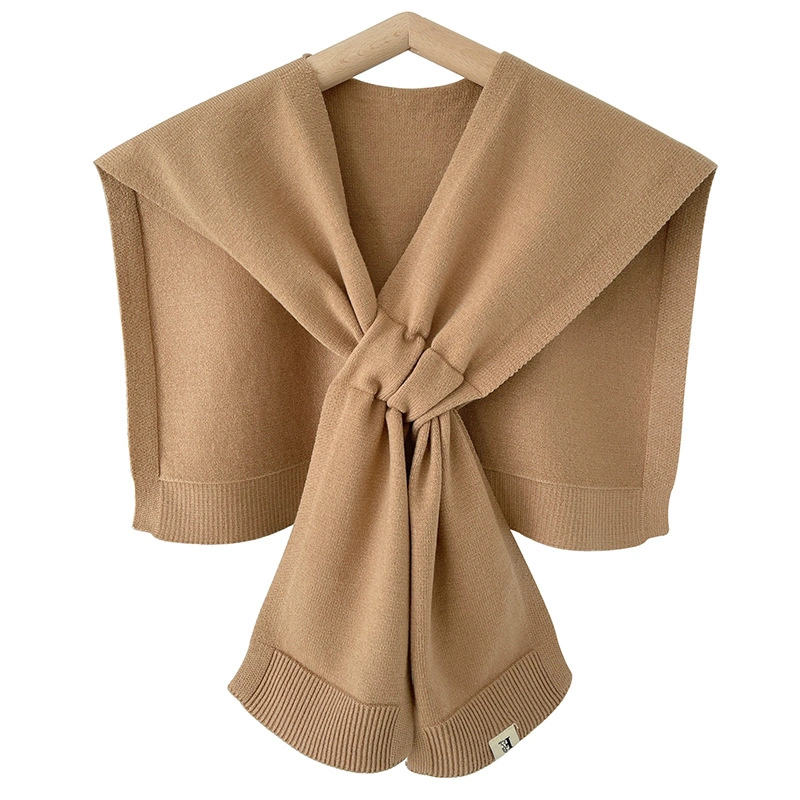 Hot Sales Plain Solid Color Knitted Shawl