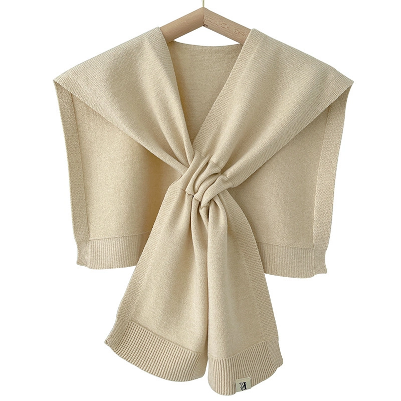 Hot Sales Plain Solid Color Knitted Shawl