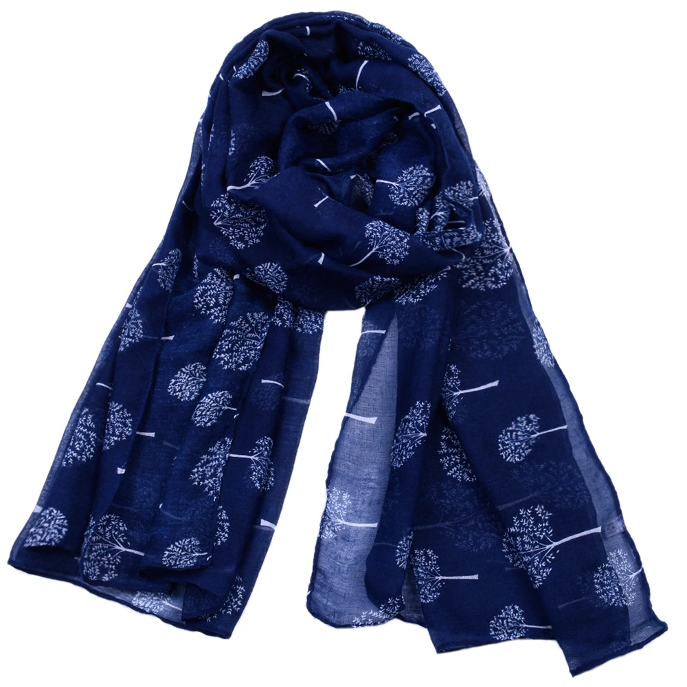 Dandelion Print Scarves Tree Pattern Wrap Shawl Muslim Hijab Voile Scarf