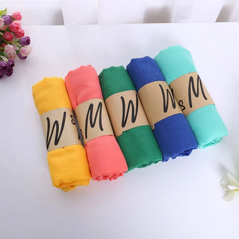 Luxury Brand Women Scarf Cotton Hijab Scarf Pashmina Lady Shawls