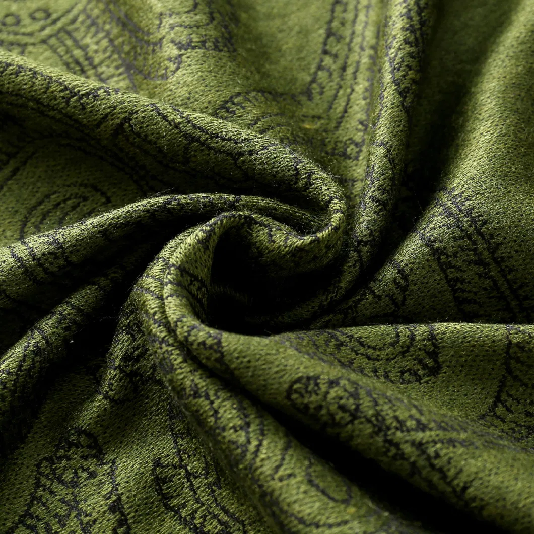 Stylish Spring Fall Silky Printed Paisley Pashmina Scarves Shawl Wraps for Women