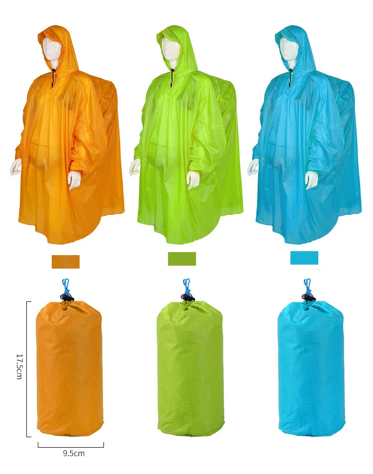 Promotion Fashion Summer Rain Poncho Coat for Traveling