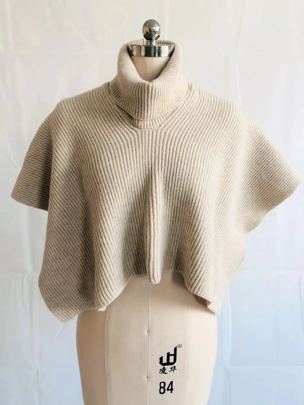 Ladies Fashion knitted Set Head Shawl Acrylic Cape /Wrap/Ruana /Poncho