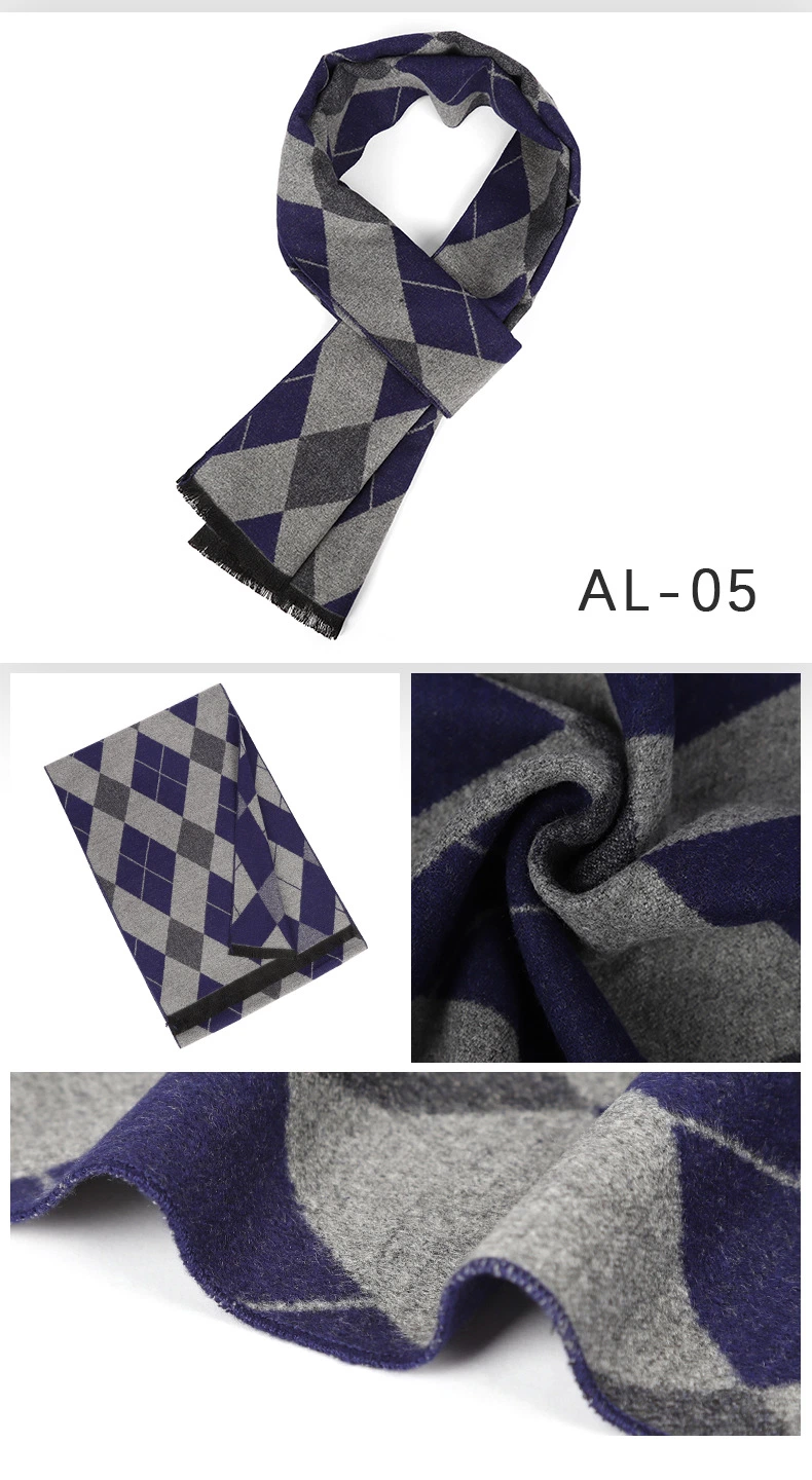 Classic Fashion Apparel Winter -Spring-Autumn Unisex Woven Long Scarf