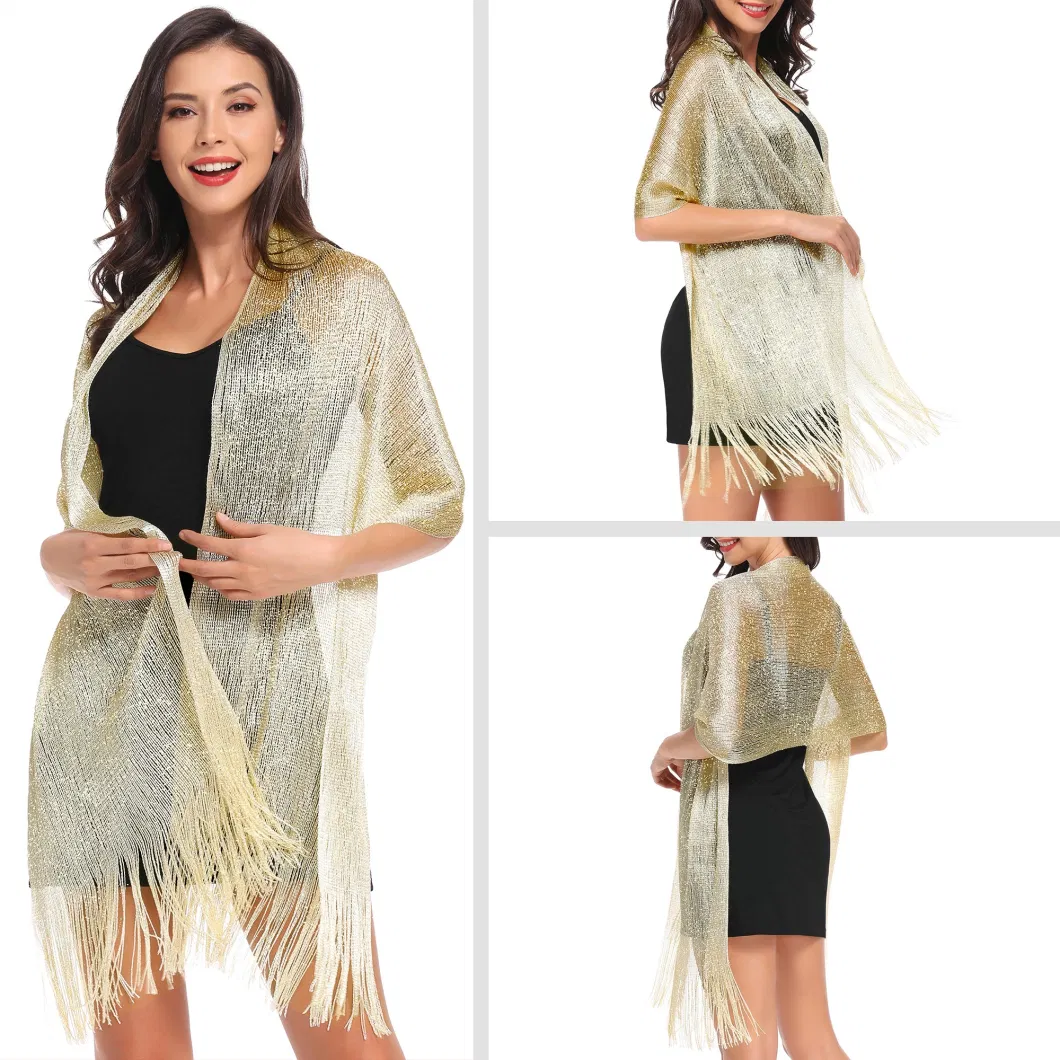 Women Lightweight Pure Color Evening Shawls and Scarf Wraps