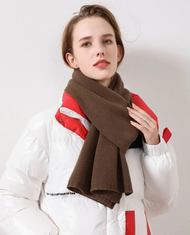 Winter Chunky 100% Merino Wool Scarf for Ladies