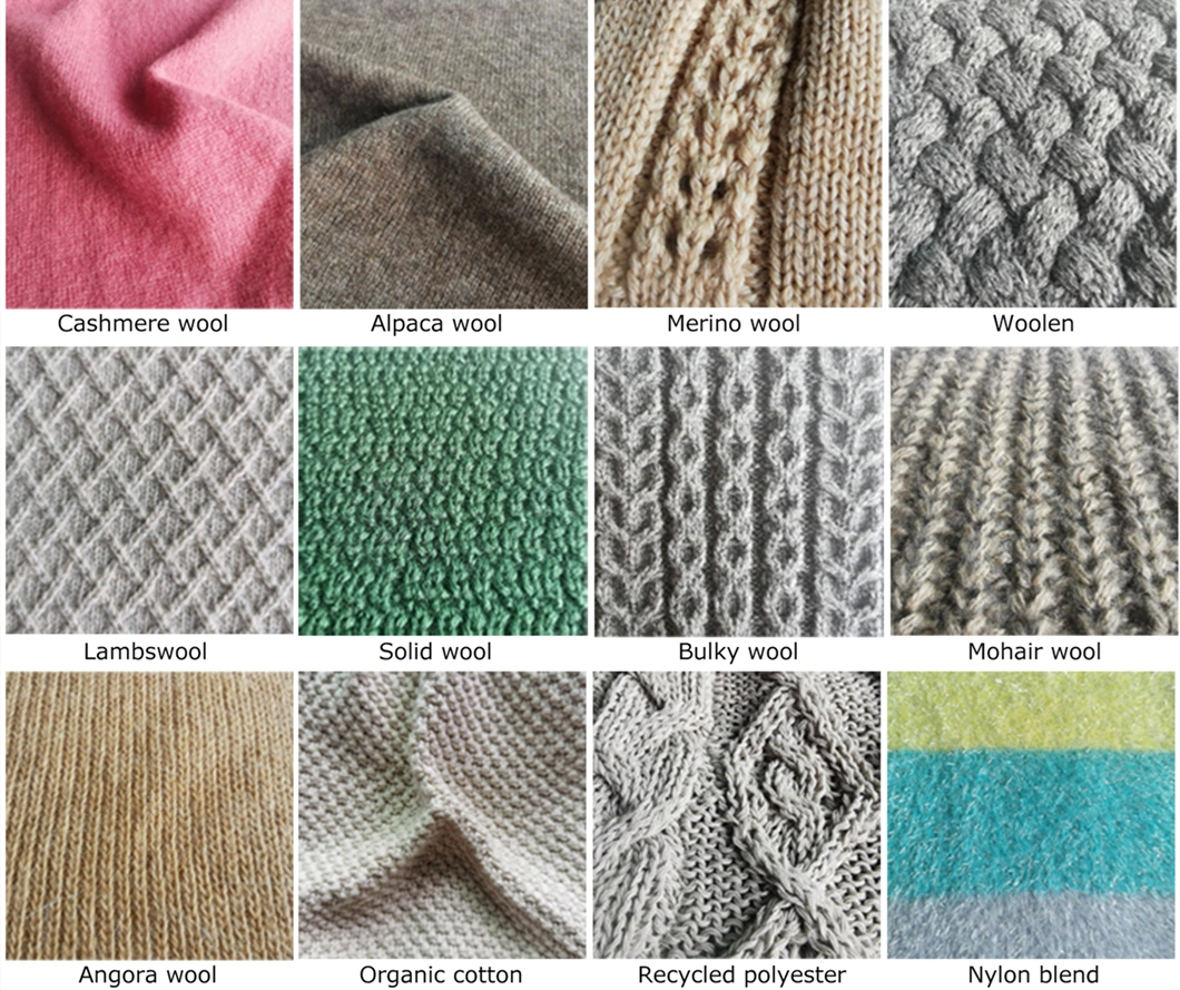 Wholesale Latest Fashion Customized Shawl Women Winter Warm Soft Colorful Ladies100% Wool Feeling Acrylic Knitted Scarf