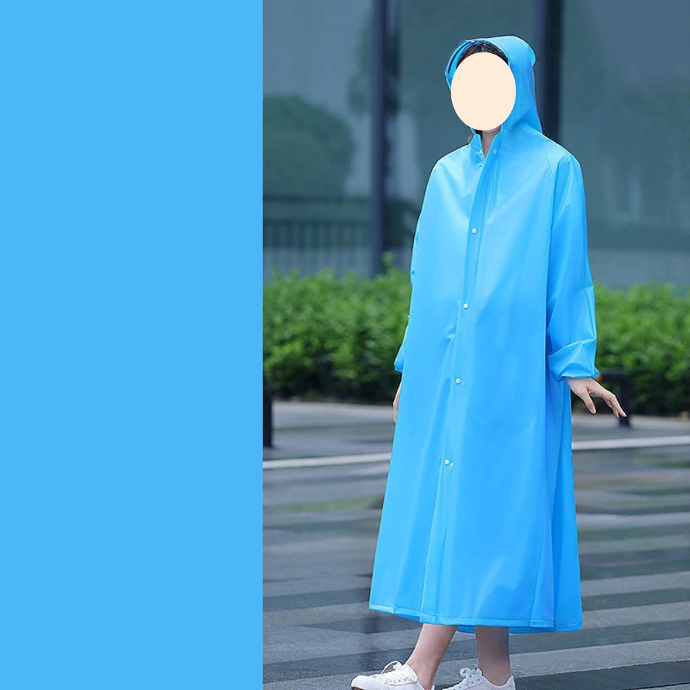 Non-Disposable Raincoat Single Women Anti-Storm Full Body Long Adult Outdoor Men Electric Car Rain Cape Conjoined Bl23265