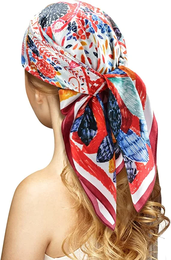 Factory Direct Sale 100% Silk Scarf Spring and Summer for Fashion Ladies