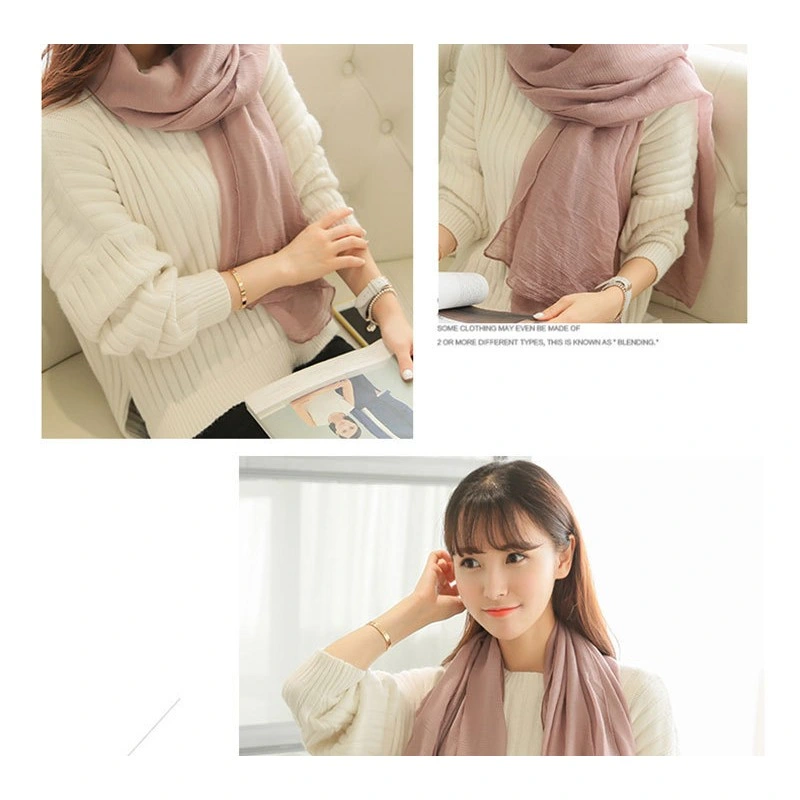 Luxury Brand Women Scarf Cotton Hijab Scarf Pashmina Lady Shawls