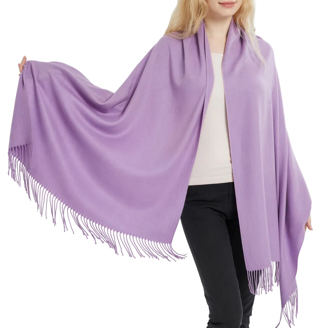 All Season Elegant Light Blue Party Pashmina Wraps Scarf for Women