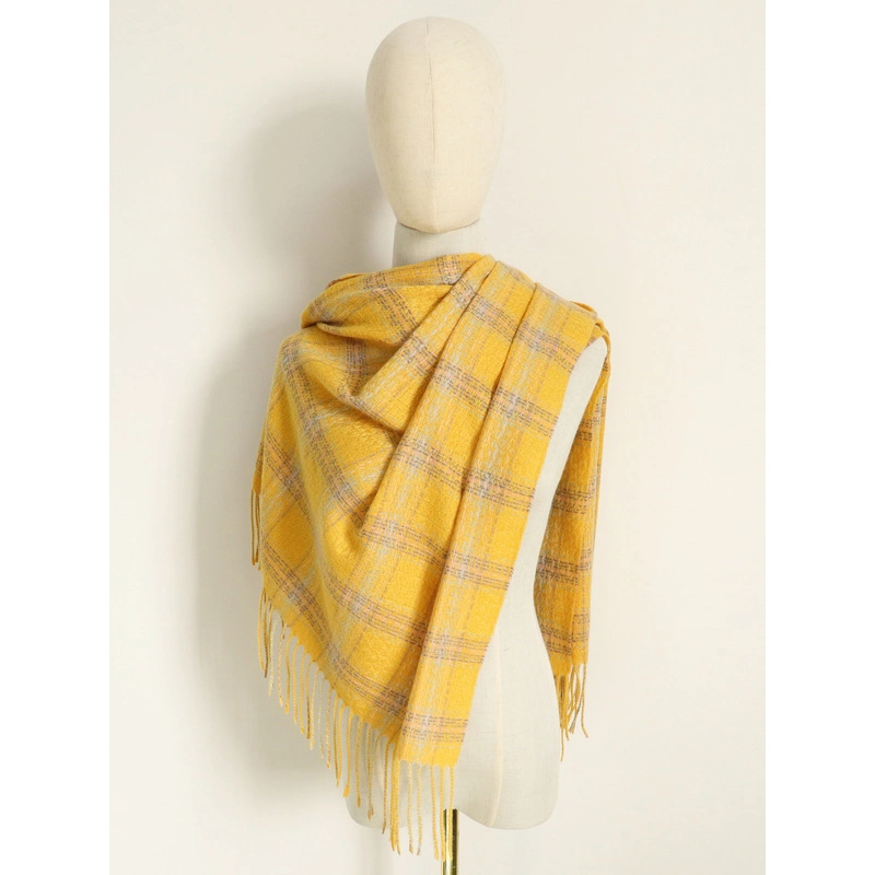 Wholesale Thick Winter Plaid Long Scarf for Womens