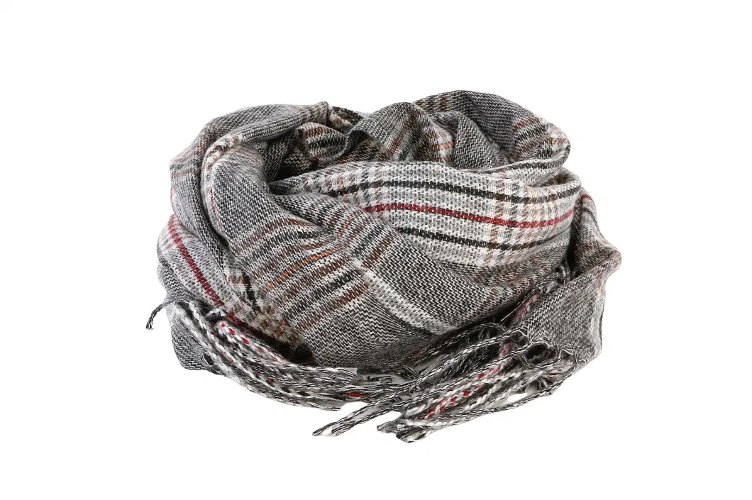 Warm Cashmere Feeling Soft Poly Viscose Plaid Scottish Scarves