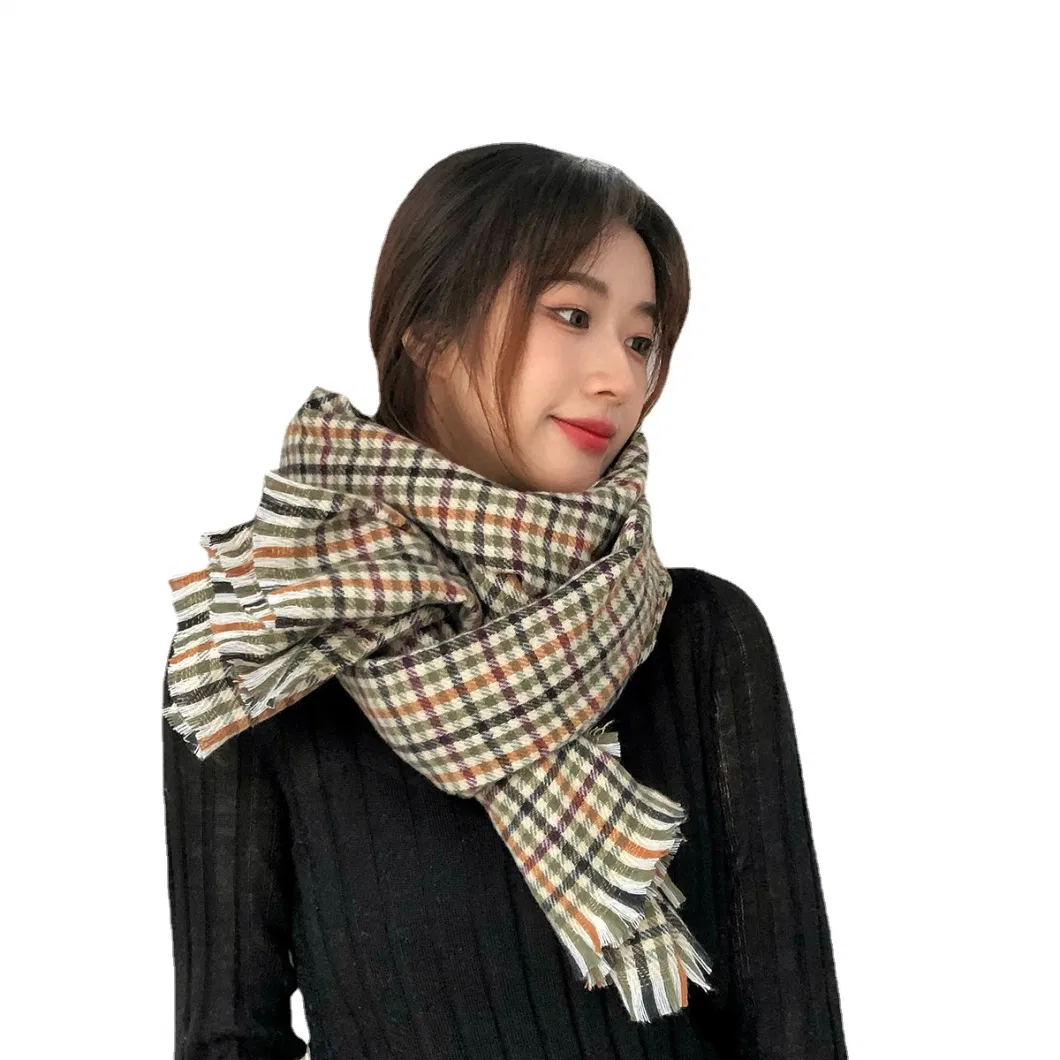 Polyester Women Custom Design Autumn Fashion Warm Winter Soft Long Scarf