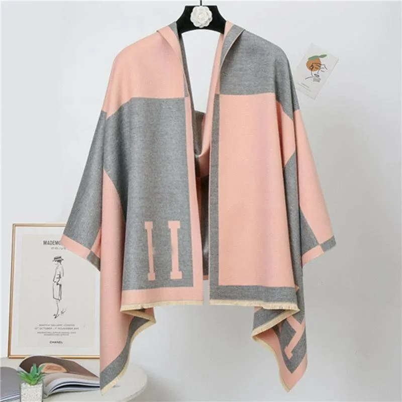 2024 Replica Winter Long Scarf Cashmere Shawls Luxury Designers Large Size Neck Scarves