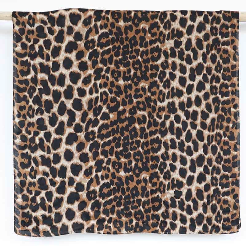 Snug Rust Safari Scarf Cheetah Leopard Print Animal