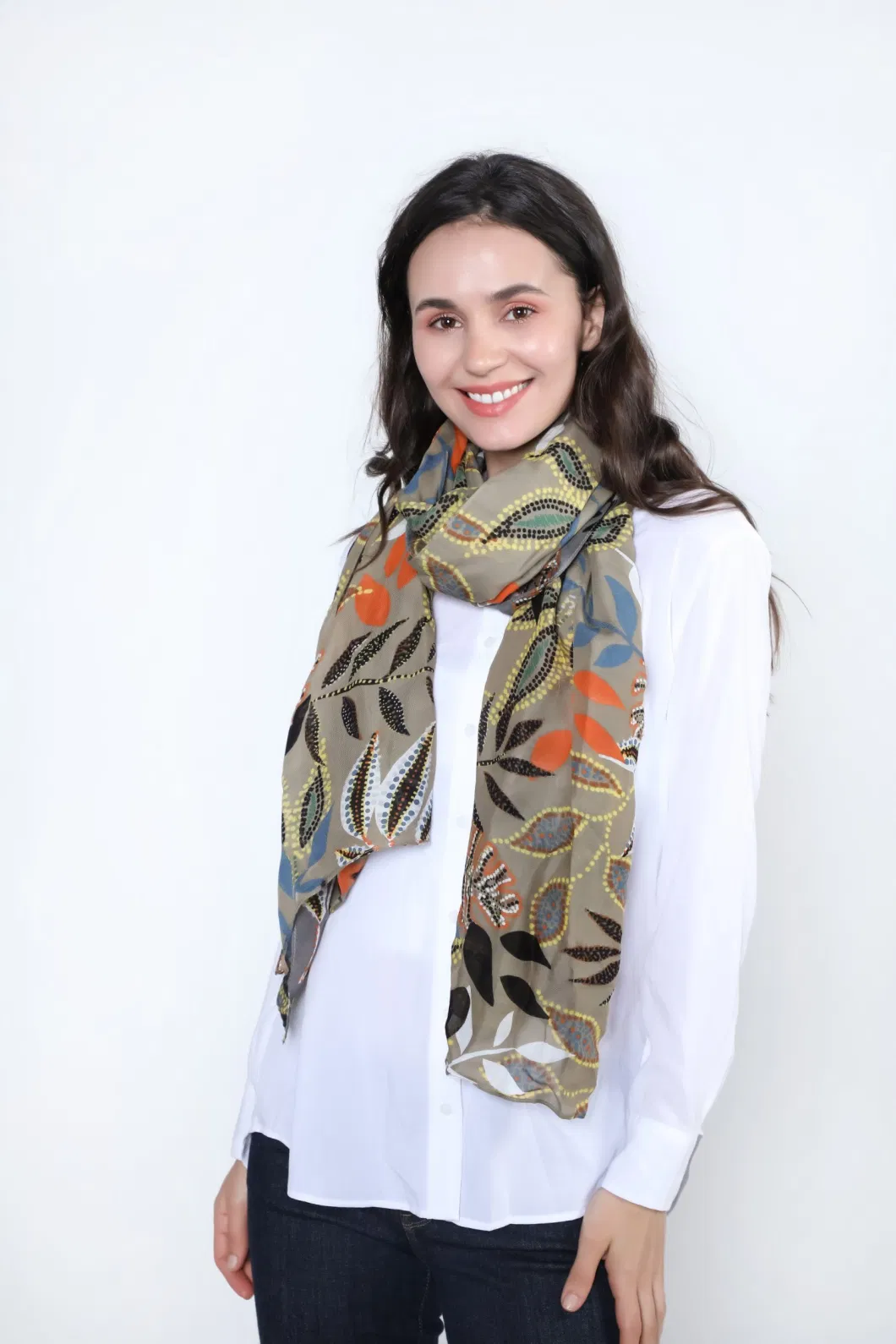 &quot; Ladies Fashion 100% Viscose Digital Print Long Scarf&quot; &quot; &quot;