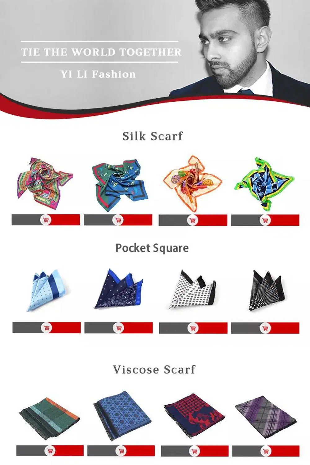 Printed Double-Layer Mulberry Silk Scarf Lady Silk Scarf Customization