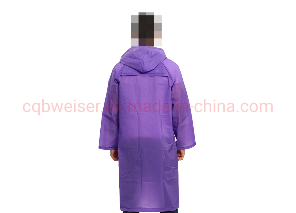 2022 Hot Sale Non-Disposable Emergency PE/EVA Rainwear Rain Coats Poncho