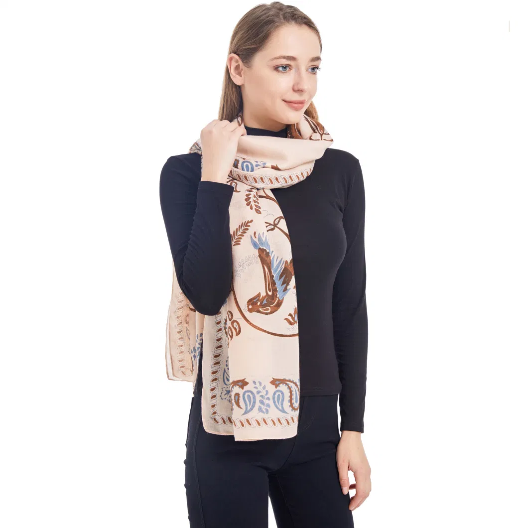 Wholesale Spring Pretty Paisley Elegant Formal Shawls Scarf for Ladies