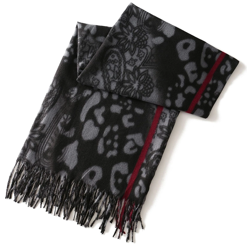 Paisley and Leopard Pattern Pashmina Scarf/Shawl