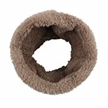 Brown Fleece Boys Girls Outdoor Scarf Warm Winter Autumn Children Collar Scarf Neck Warmer Children Scarf 1-6y