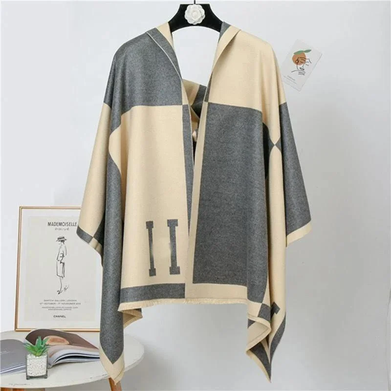 2024 Replica Winter Long Scarf Cashmere Shawls Luxury Designers Large Size Neck Scarves