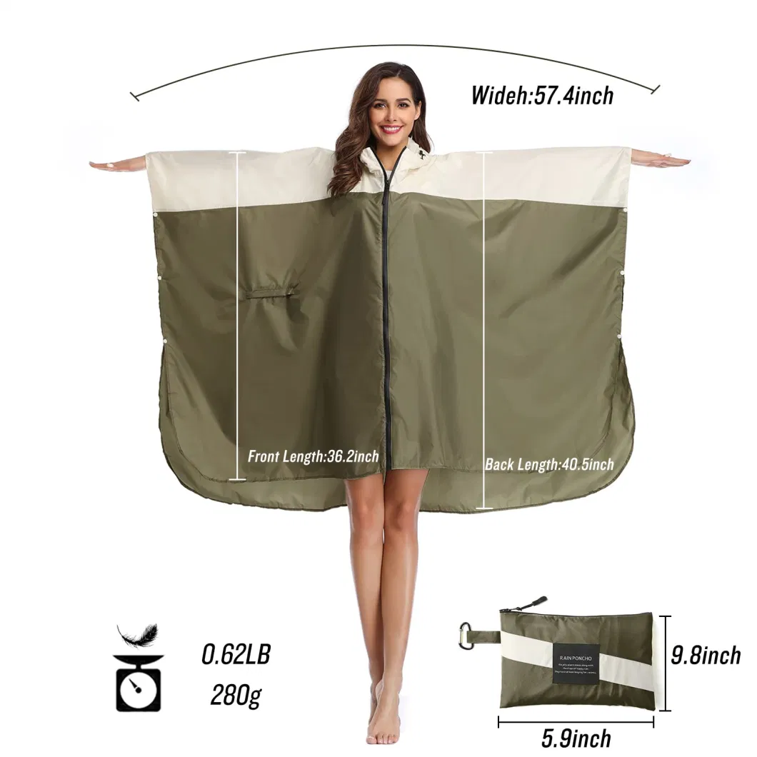 Hot Sale Rainwear Clothing Rain Coat Waterproof Women Poncho