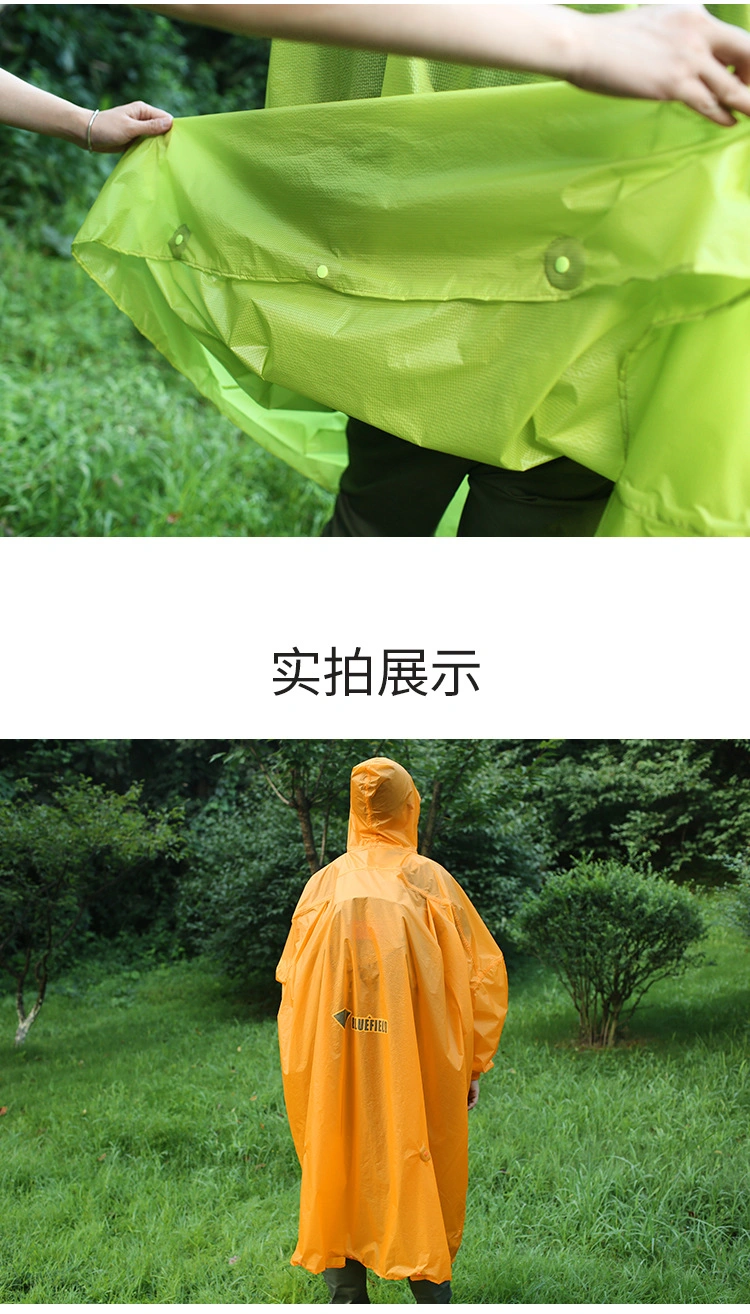 Promotion Fashion Summer Rain Poncho Coat for Traveling