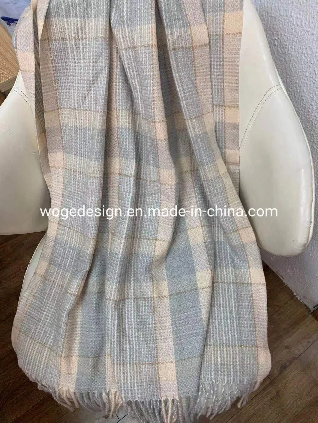 Hot Sold Manufacturer Bulk Buy Factory Ladies Plaid Star Long Wrap