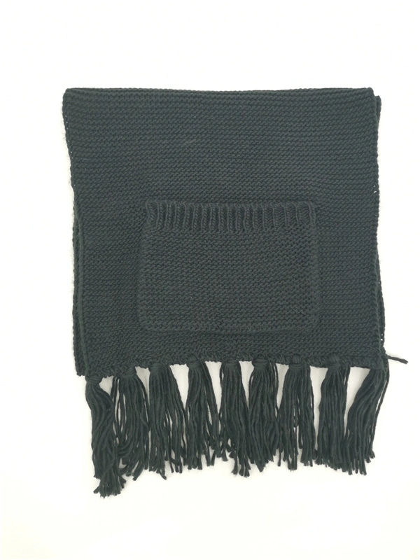 Hot Selling Normal Warm Shawl for Women Men Custom Winter Knitted Acrylic Scarf