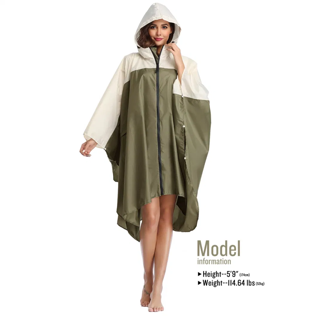 Hot Sale Rainwear Clothing Rain Coat Waterproof Women Poncho