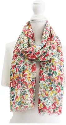  El diseñador de moda personalizada marca señoras elegantes Bufandas chal de envoltura de Diadema mujeres hiyab le robaron la bufanda con rosa floral