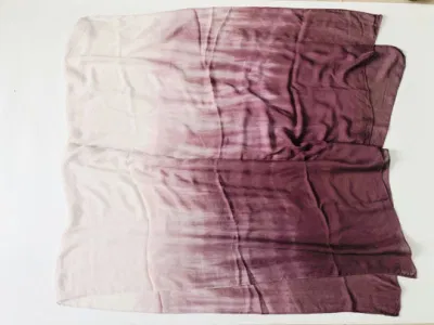  Damas Super Soft Bufanda 100%Onda el peso de la luz de la viscosa Mantón de múltiple Efecto de gradiente Primavera Verano Poncho
