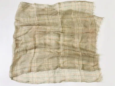Señoras 100%Lino Scarf chal Primavera Verano Otoño Moda Bufanda de Poncho Plaid