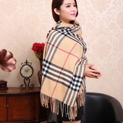 Cálida en invierno Plaid Manta clásica bufanda